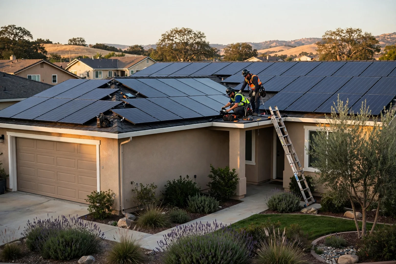Single-Story Home Full Offset Array