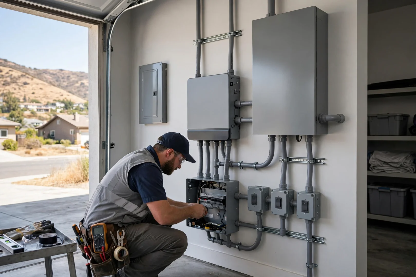 Whole-Home Backup for a Two-Story Residence