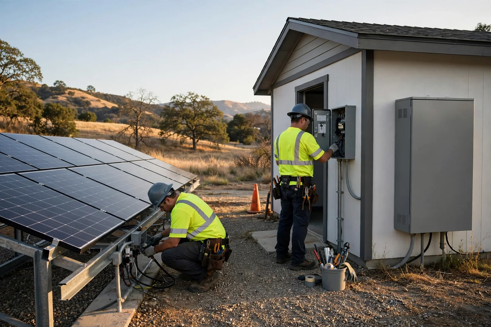 Off-Grid Battery Bank for a Detached Workshop