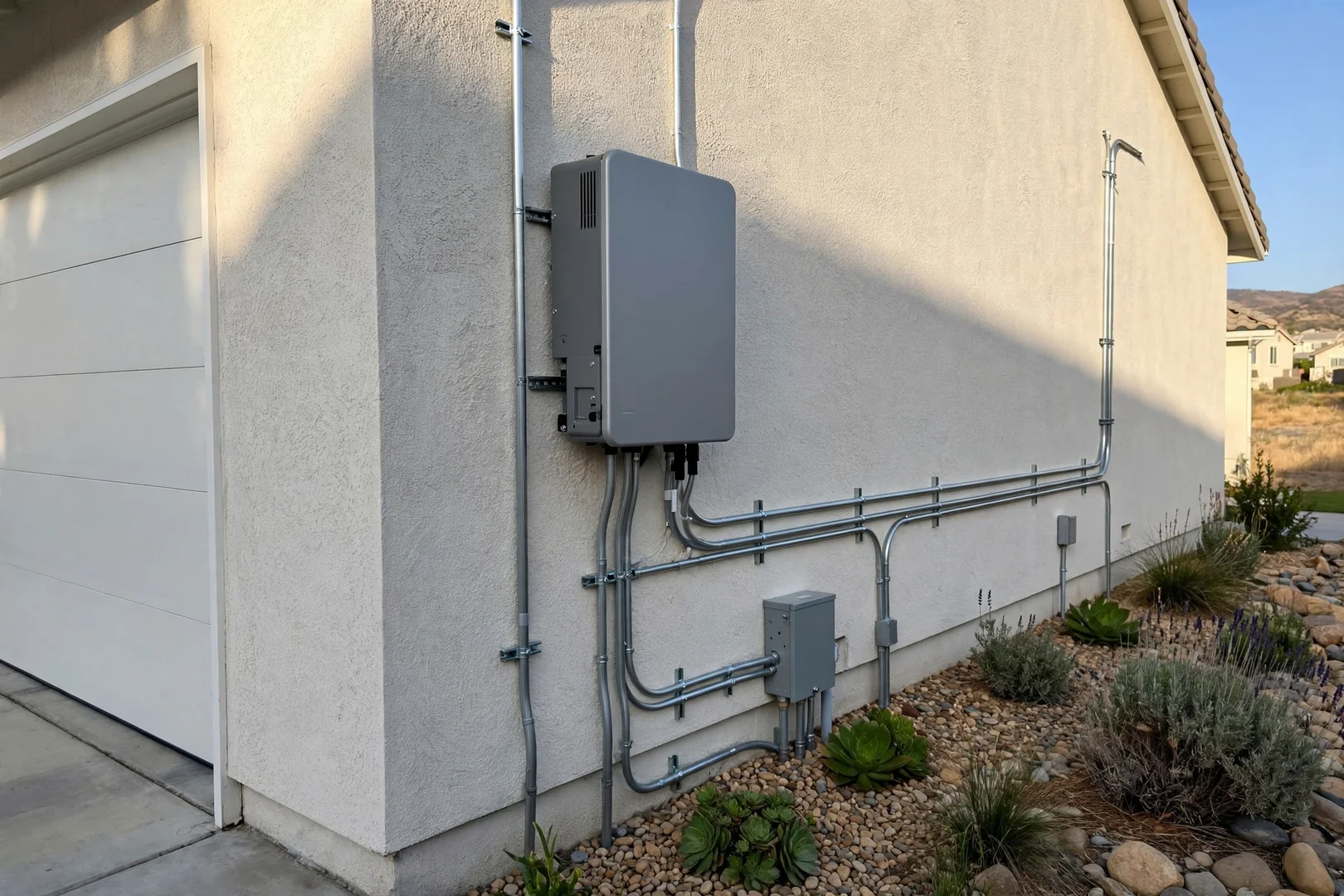 Garage Wall String Inverter Swap
