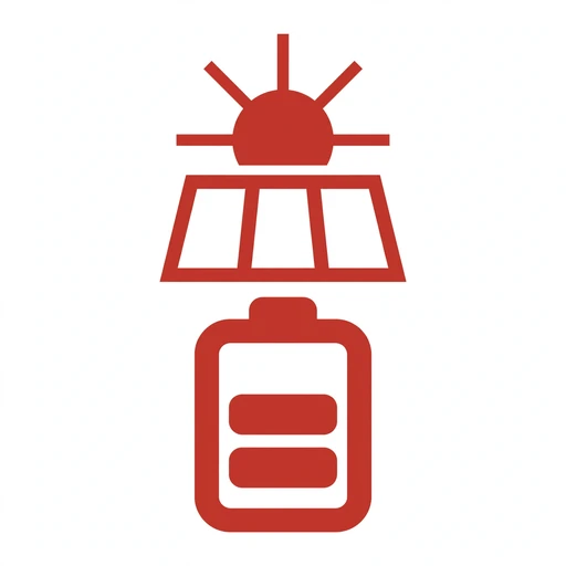 Solar Battery Installation icon